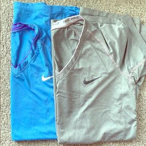 Nike Pro V Neck Bundle! Size medium